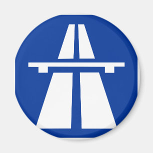 Imã Símbolo alemão Autobahn