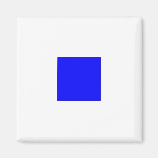 Imã Símbolo alfabético de pavilhão náutico S (Sierra) (Frente)