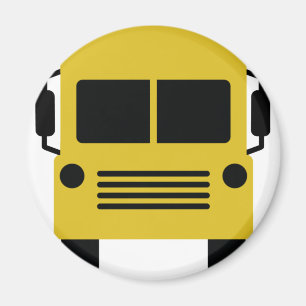 Imã símbolo amarelo do auto escolar