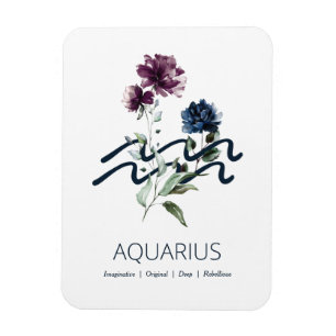 Ímã Símbolo Aquarius Zodíaco