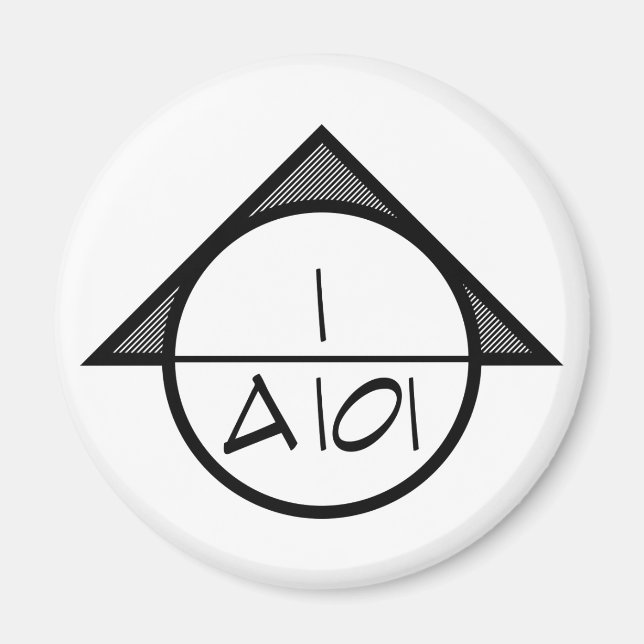 Imã Símbolo arquitetônico de referência Magnet (escuro (Frente)