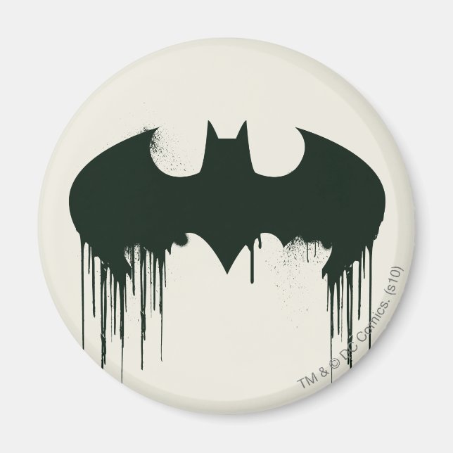 Imã Símbolo Batman | Logotipo de tinta (Frente)