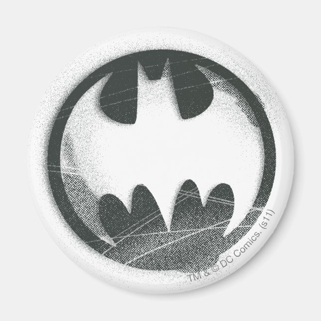Imã Símbolo Batman | Logotipo do símbolo Spray (Frente)