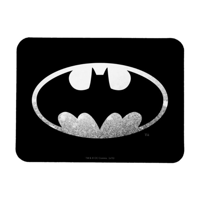 Ímã Símbolo Batman | Logotipo Grainy (Horizontal)