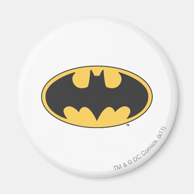 Imã Símbolo Batman | Logotipo Oval (Frente)
