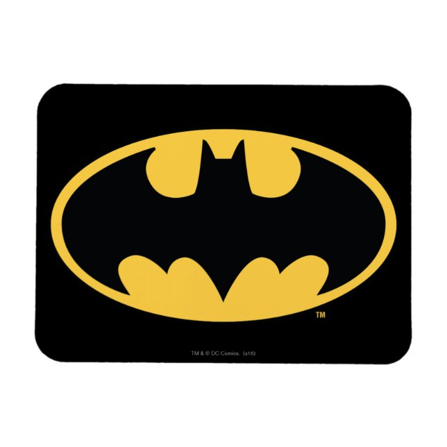 Ímã Símbolo Batman | Logotipo Oval (Horizontal)