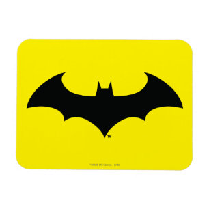 Ímã Símbolo Batman Logotipo Silhuette Bat Simples