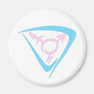 Imã Símbolo Celta Trans Branco