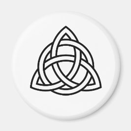Imã Símbolo Celtic Trinity Knot Triquetra