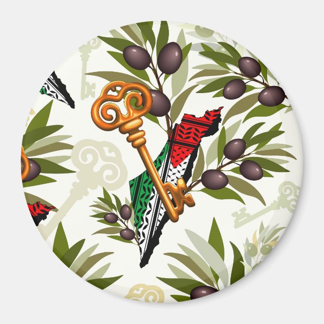 Imã Símbolo chave palestino do direito de retorno (Frente)