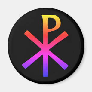 Imã Símbolo Chi Rho Magnet