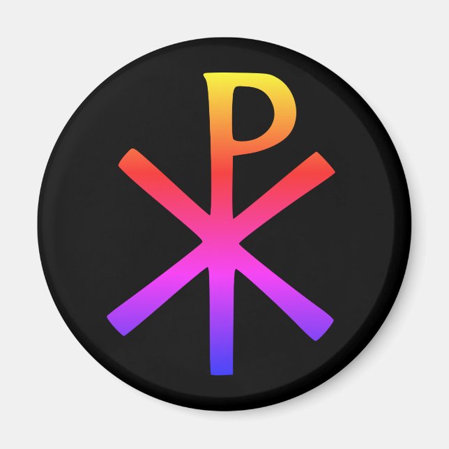 Imã Símbolo Chi Rho Magnet (Frente)