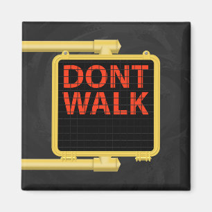 Imã Símbolo Crosswalk New York Walk