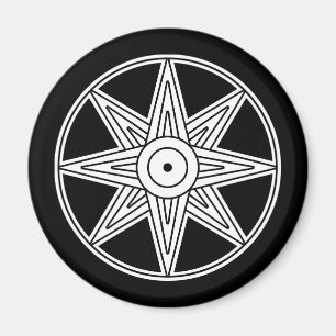 Imã Símbolo da estrela de Inanna
