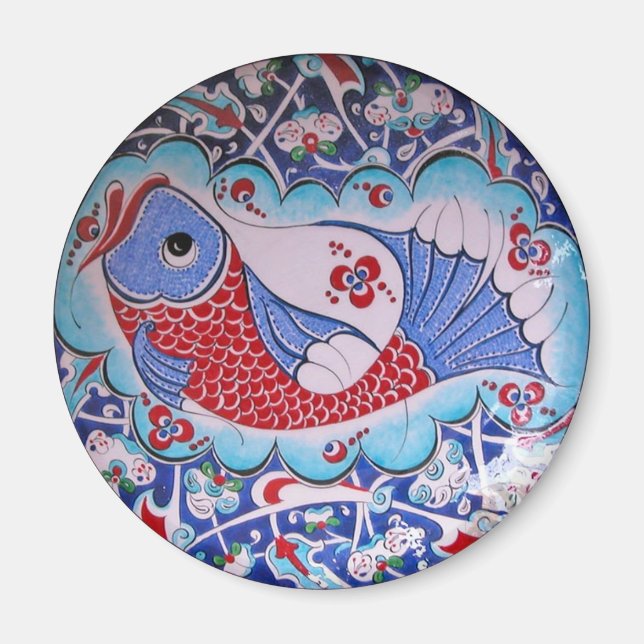 Imã Símbolo da Fortuna/Arte Azulejo (Frente)