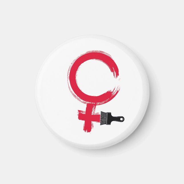 Imã Símbolo da Mulher legal (Frente)