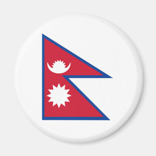 Imã símbolo da nação da bandeira de país de nepal
