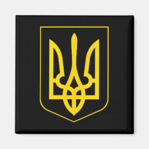 Imã Símbolo da Ucrânia Exército Ucraniano Médio Emblem
