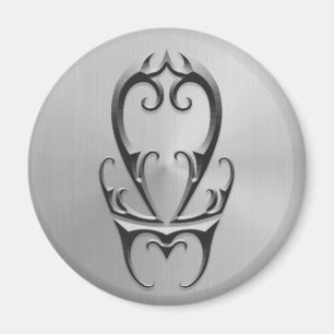 Imã Símbolo de aço inoxidável do Libra