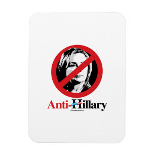 Ímã Símbolo de Anti-Hillary