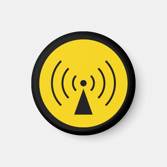 Imã Símbolo de Aviso do rf (Frente)