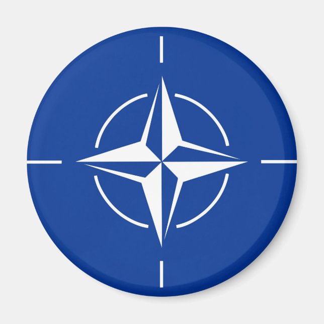 Imã Símbolo de bandeira da NATO (Frente)