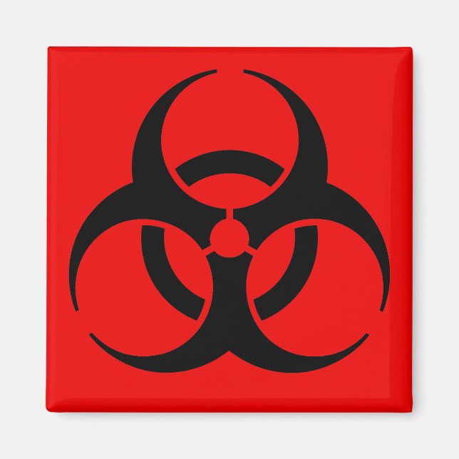 Imã Símbolo de Biohazard (Frente)