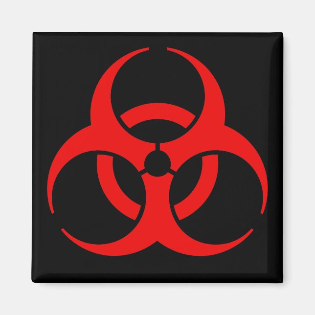 Imã Símbolo de Biohazard (Frente)