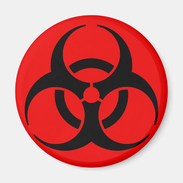 Imã Símbolo de Biohazard (Frente)