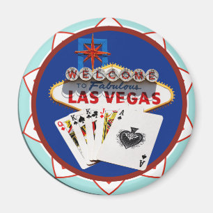 Imã Símbolo de Boas-vindas de Las Vegas Chip