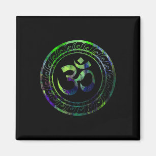 Imã Símbolo de Budismo Om Ohm Aum Yoga Sânscrito _1