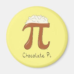 Imã Símbolo de Chocolate Pi Day Maastricht Professor