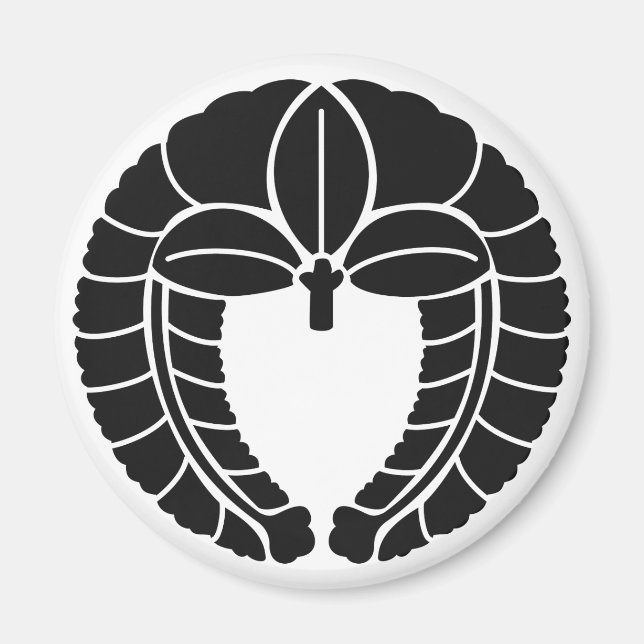 Imã Símbolo de descanso familiar japonês (KAMON) (Frente)