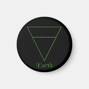 Imã Símbolo de Elemento Terrestre Pagan Falln