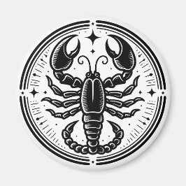 Imã Símbolo de Escorpião do Sinal de Horóscopo