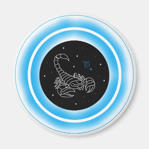Imã Símbolo de Escorpião – Emblema Mínimo de Astrologi