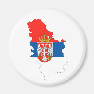 Imã símbolo de forma do mapa de bandeira do país da sé