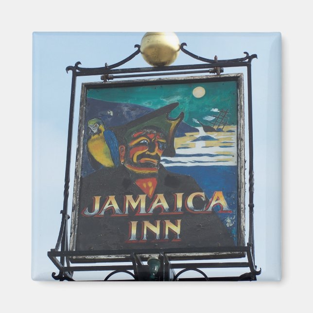 Imã Símbolo de Fotografia Jamaica Inn Pub (Frente)