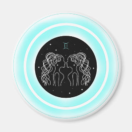 Imã Símbolo de Gêmeos – Emblema Mínimo de Astrologia
