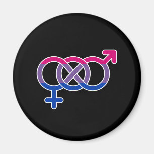 Imã Símbolo de gênero da bissexualidade