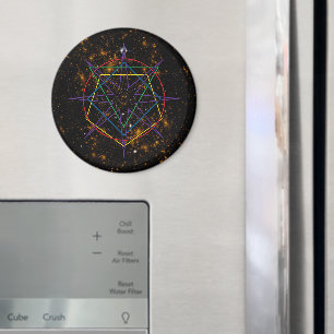 Imã Símbolo de Geometria Sagrada
