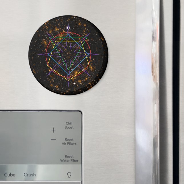 Imã Símbolo de Geometria Sagrada (In Situ (Fridge))
