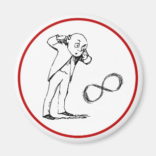 Imã Símbolo de Infinidade legal Magneta Filosófica