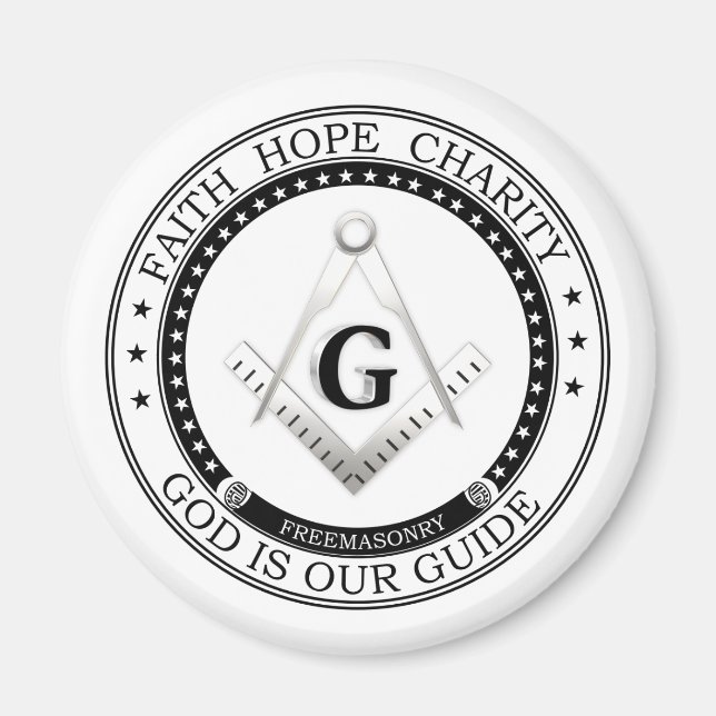 Imã Símbolo de maçonaria (Frente)