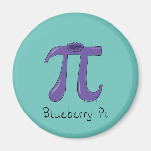 Imã Símbolo de Mirtilo Pi Professor de Matemática Fofo