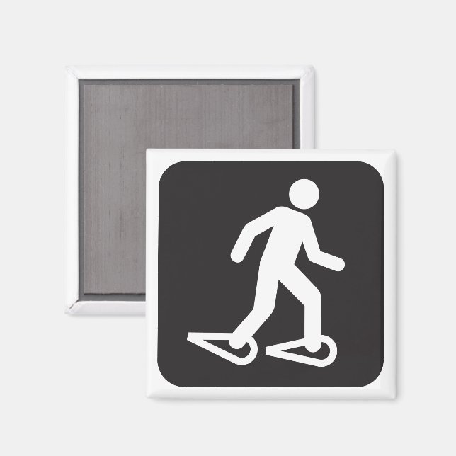 Imã Símbolo de neve (Front/Back)