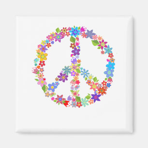 Imã Símbolo de paz, Design de força colorida