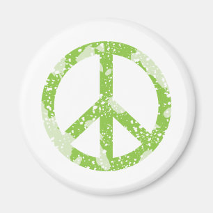 Imã Símbolo de Paz (Verde)