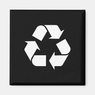Imã Símbolo de Reciclar do logotipo do reciclagem Dia