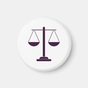 Imã Símbolo de Serviços Jurídicos Escalas da Justiça